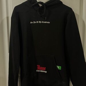 Black Graphic Hoodie